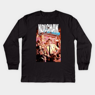 Kolchak Classic Horror Retro Kids Long Sleeve T-Shirt